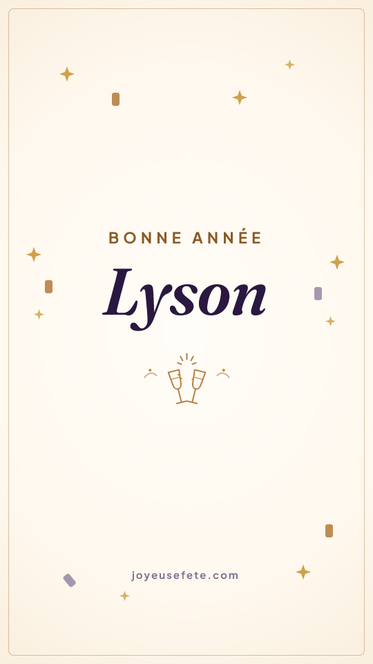 Image « Bonne année Lyson » au format story