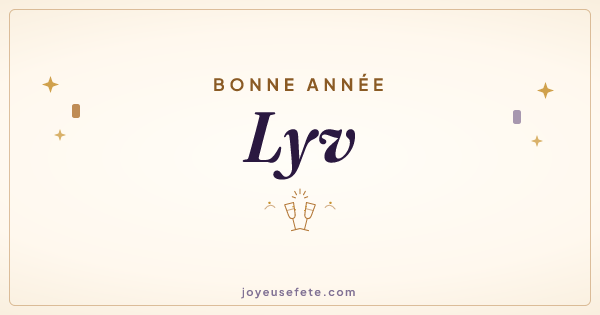 Image « Bonne année Lyv » au format large