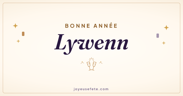 Image « Bonne année Lywenn » au format large
