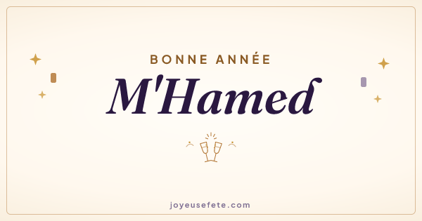 Image « Bonne année M'Hamed » au format large