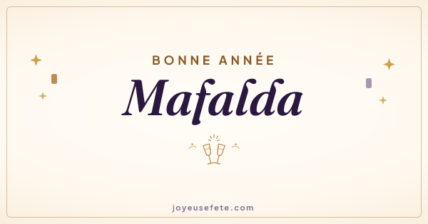 Image « Bonne année Mafalda » au format large