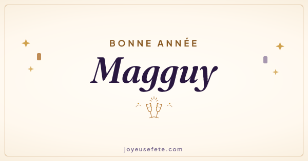 Image « Bonne année Magguy » au format large