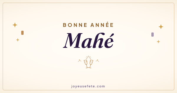 Image « Bonne année Mahé » au format large