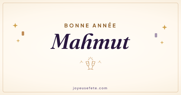 Image « Bonne année Mahmut » au format large