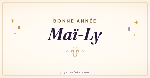 Image « Bonne année Maï-Ly » au format large