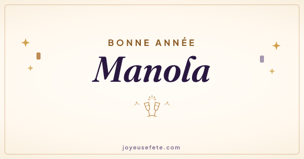 Image « Bonne année Manola » au format large