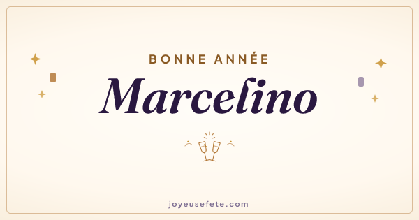 Image « Bonne année Marcelino » au format large