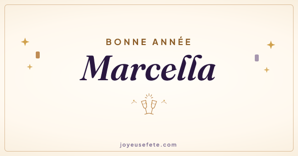 Image « Bonne année Marcella » au format large