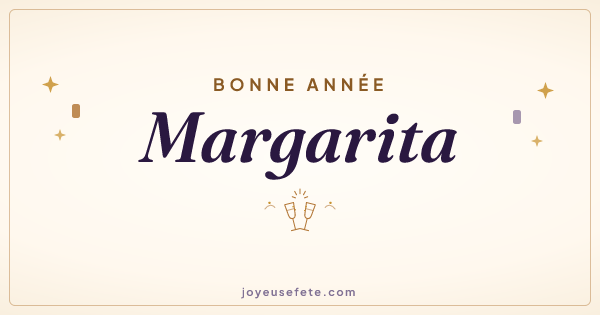 Image « Bonne année Margarita » au format large