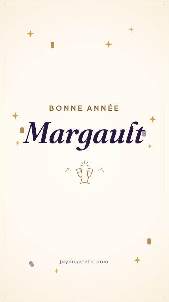 Image « Bonne année Margault » au format story