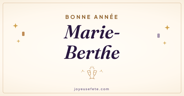 Image « Bonne année Marie-Berthe » au format large