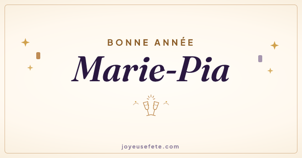 Image « Bonne année Marie-Pia » au format large