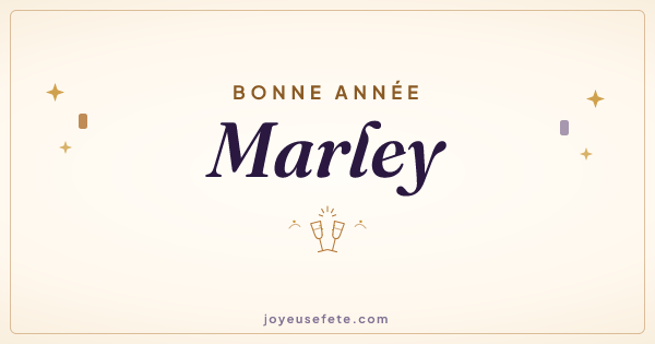Image « Bonne année Marley » au format large