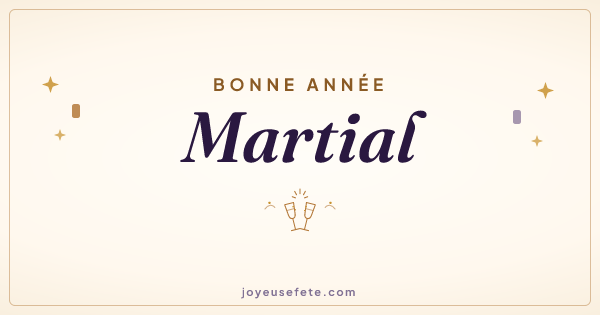 Image « Bonne année Martial » au format large