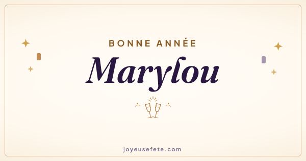 Image « Bonne année Marylou » au format large