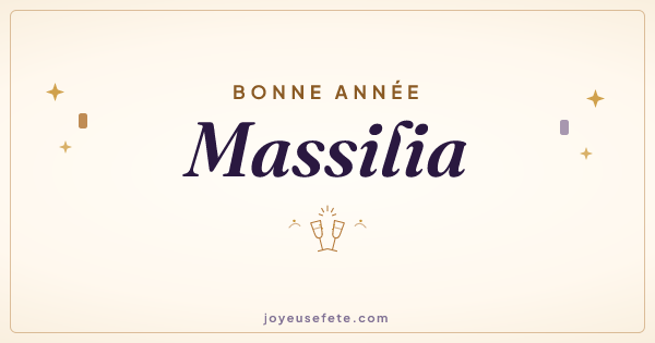 Image « Bonne année Massilia » au format large