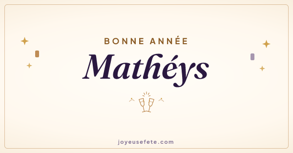 Image « Bonne année Mathéys » au format large