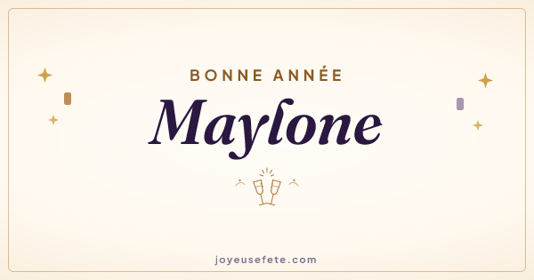 Image « Bonne année Maylone » au format large