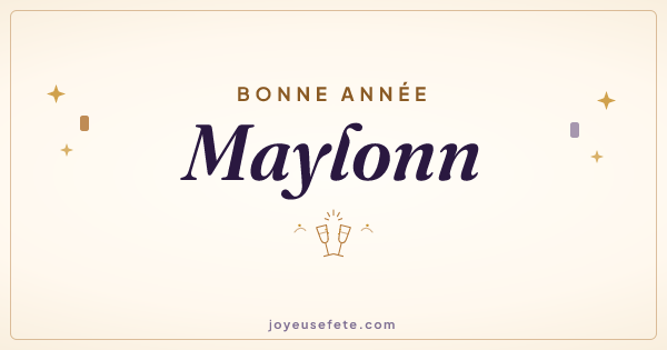 Image « Bonne année Maylonn » au format large