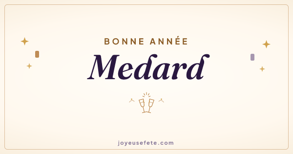 Image « Bonne année Medard » au format large