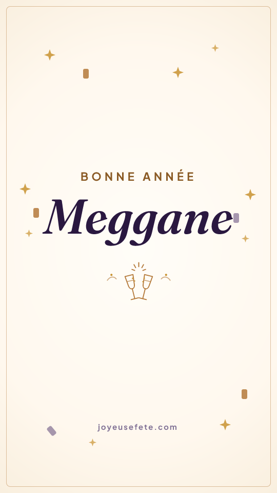 Image « Bonne année Meggane » au format story