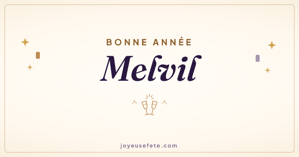 Image « Bonne année Melvil » au format large