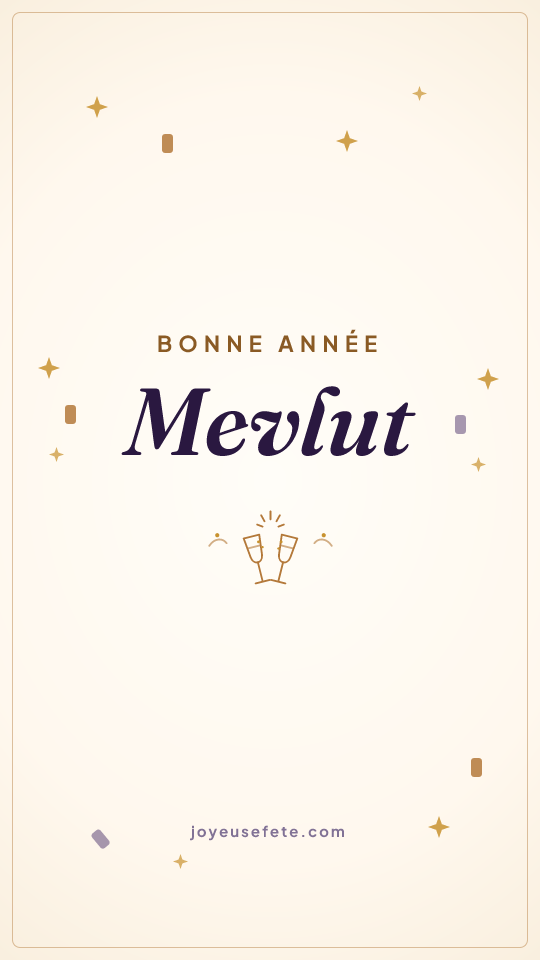 Image « Bonne année Mevlut » au format story