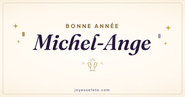Image « Bonne année Michel-Ange » au format large