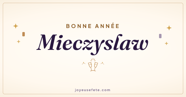 Image « Bonne année Mieczyslaw » au format large