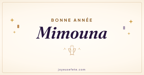 Image « Bonne année Mimouna » au format large