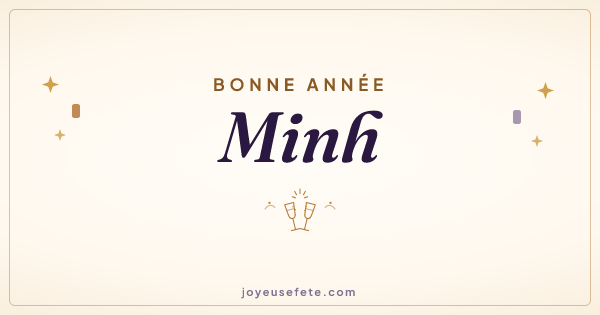 Image « Bonne année Minh » au format large