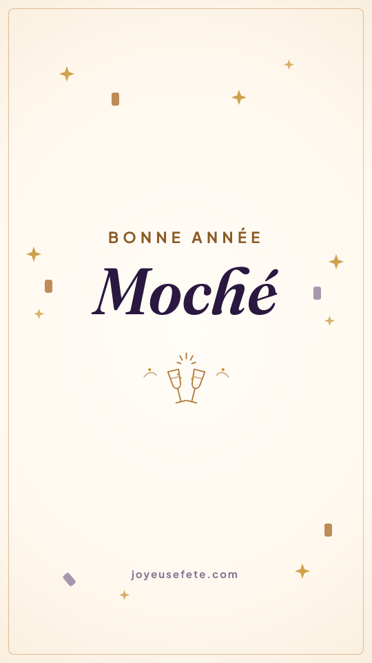 Image « Bonne année Moché » au format story
