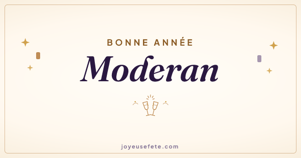 Image « Bonne année Moderan » au format large