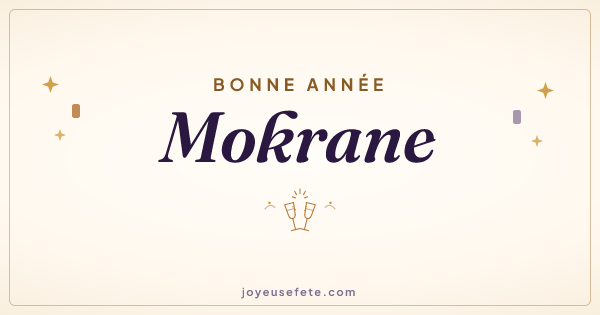 Image « Bonne année Mokrane » au format large