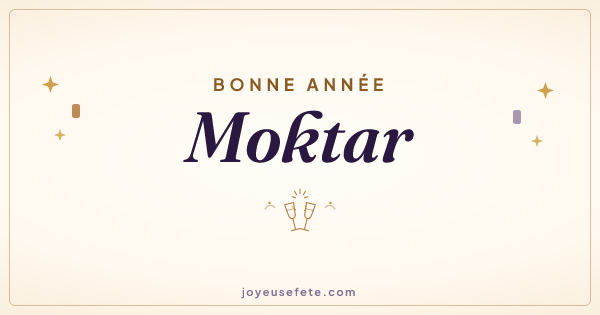 Image « Bonne année Moktar » au format large
