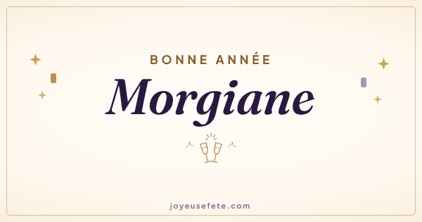 Image « Bonne année Morgiane » au format large