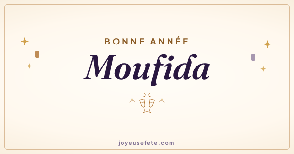 Image « Bonne année Moufida » au format large