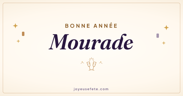 Image « Bonne année Mourade » au format large