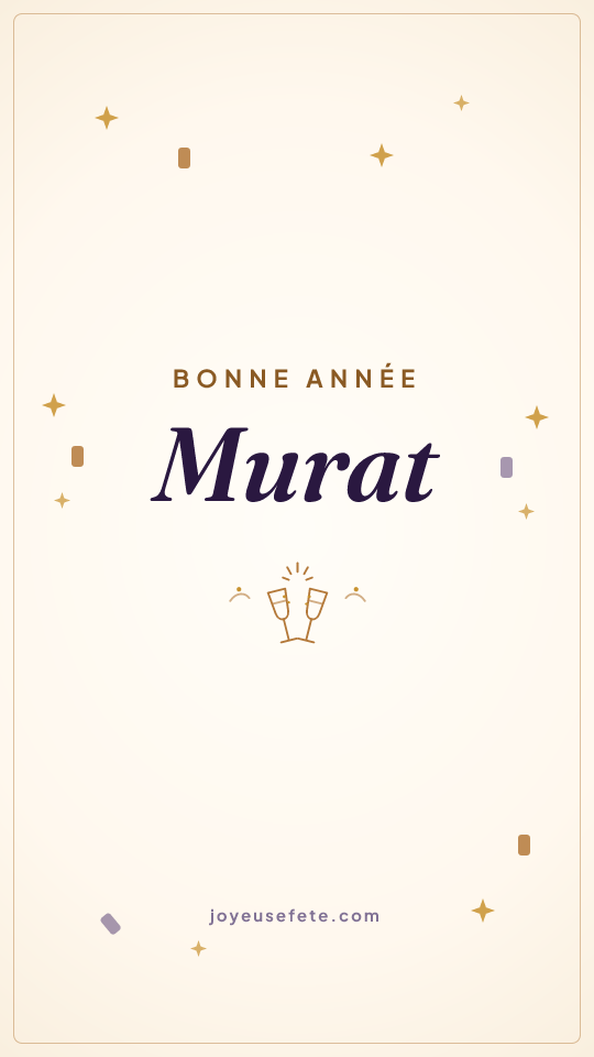 Image « Bonne année Murat » au format story
