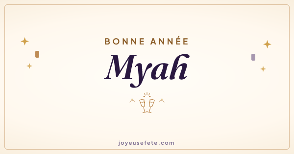 Image « Bonne année Myah » au format large