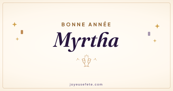 Image « Bonne année Myrtha » au format large
