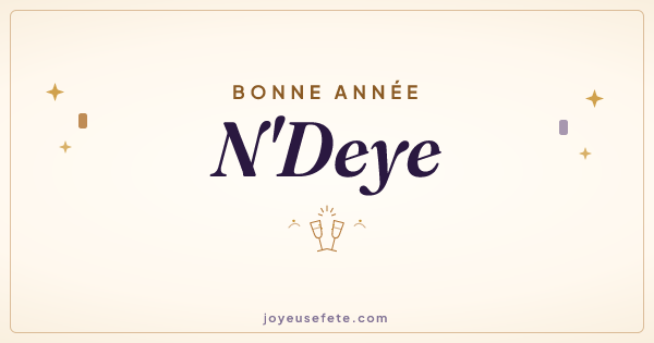 Image « Bonne année N'Deye » au format large