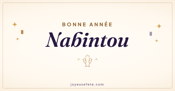 Image « Bonne année Nabintou » au format large