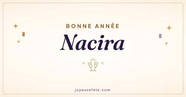 Image « Bonne année Nacira » au format large