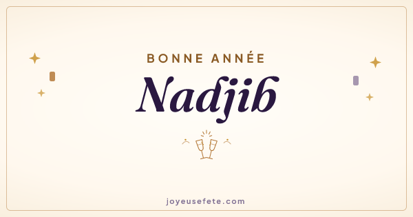 Image « Bonne année Nadjib » au format large