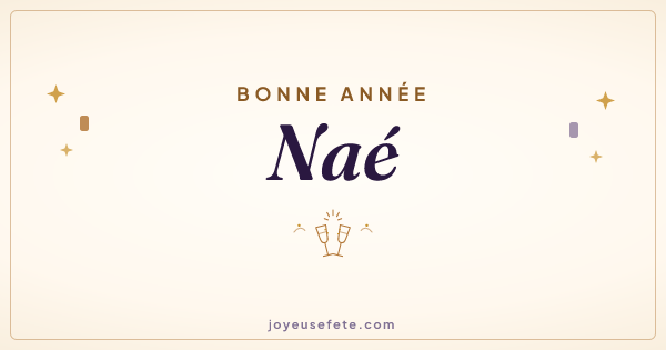 Image « Bonne année Naé » au format large
