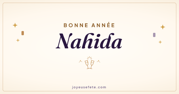 Image « Bonne année Nahida » au format large