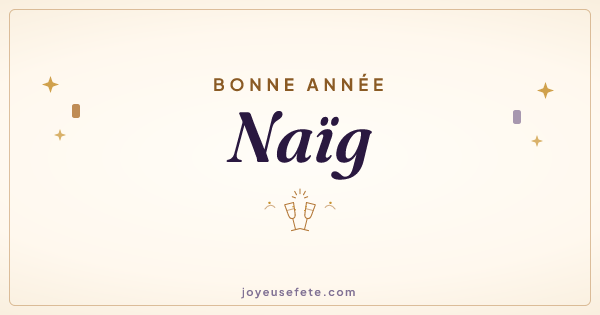 Image « Bonne année Naïg » au format large
