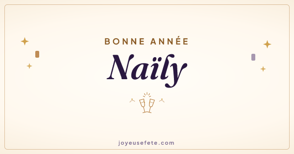 Image « Bonne année Naïly » au format large