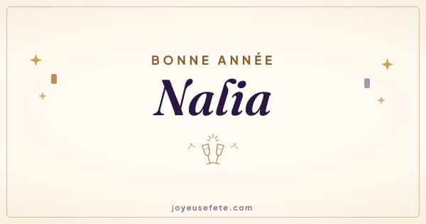 Image « Bonne année Nalia » au format large